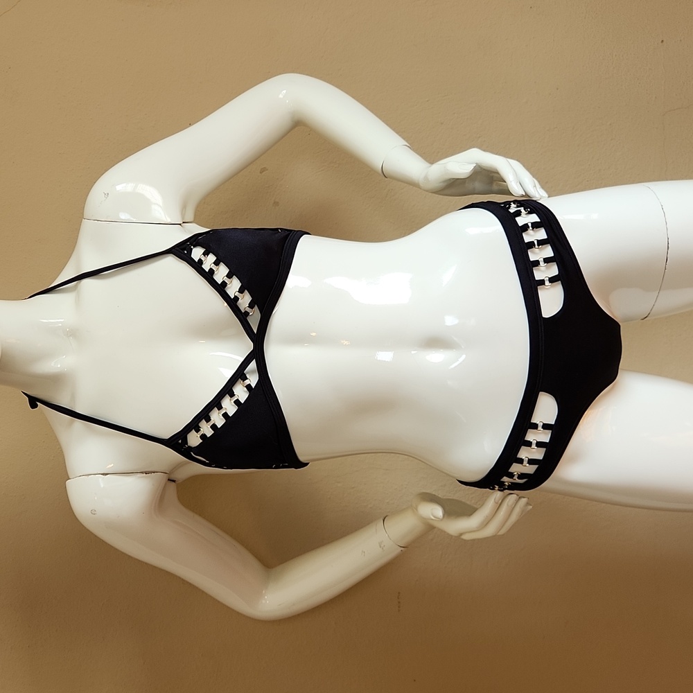 XS bikini VS Victoria's Secret black with gold super sexy